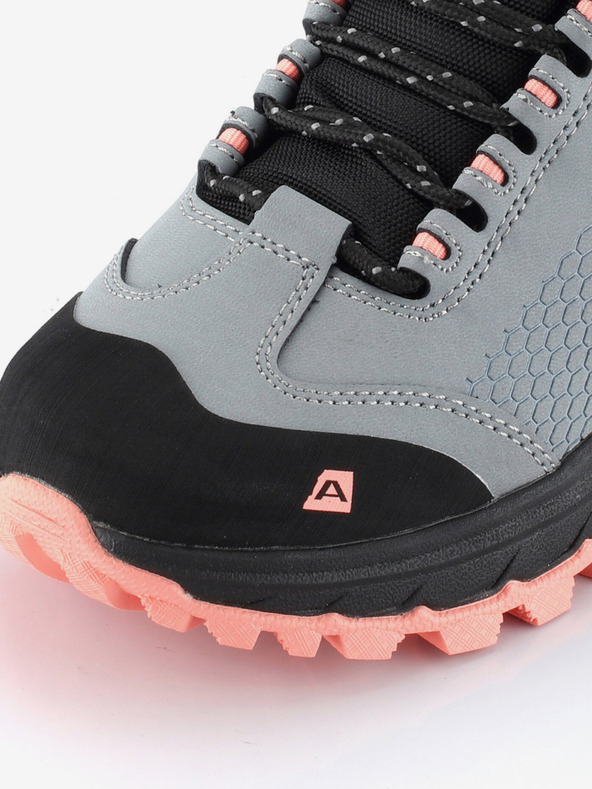 ALPINE PRO Черно-сиви дамски туристически обувки с мембрана PTX ALPINE PRO Kneiffe