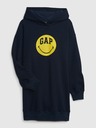 GAP Детска рокля с качулка Gap × SmileyWorld® GAP