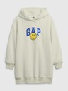 GAP Детска рокля с качулка Gap × SmileyWorld® GAP