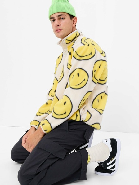 GAP Унисекс суитшърт флийс Gap × SmileyWorld® GAP