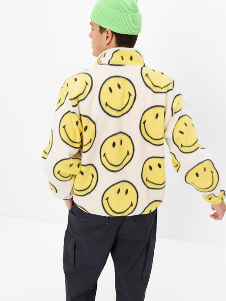 GAP Унисекс суитшърт флийс Gap × SmileyWorld® GAP