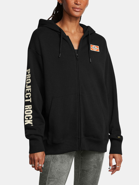 Under Armour Дамски суитшърт Under Armour Pjt Rck HWT FZ Hard at Wrk