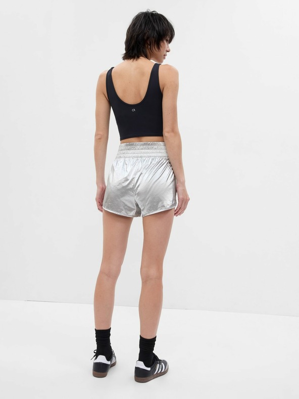 GAP Спортни бягащи шорти GapFit Recycled с висока талия GAP