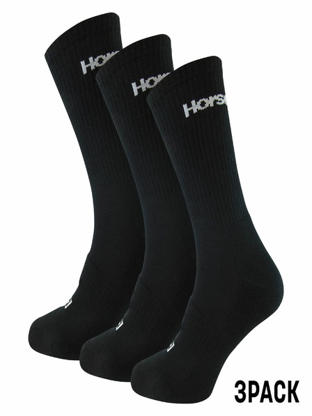 Horsefeathers Delete Premium 3Pack чорапи - черни, размер 11 - 13 HORSEFEATHERS