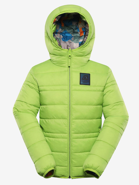 ALPINE PRO Детско двустранно яке ALPINE PRO DOUWO зелено