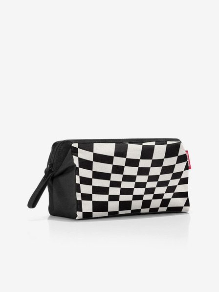 Reisenthel Черно-бяла дамска козметична чанта Reisenthel Travelcosmetic Op-Art