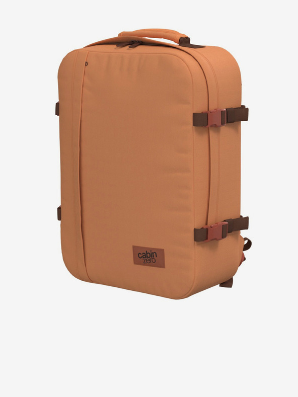 CabinZero Кафява дамска раница CabinZero Classic 44L Gobi sands