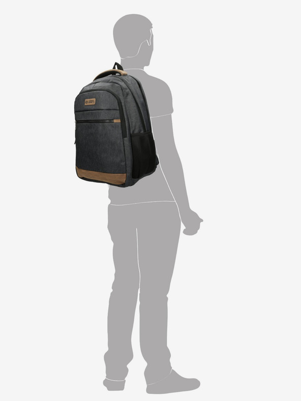 Enrico Benetti München 17" Notebook Grey Раница