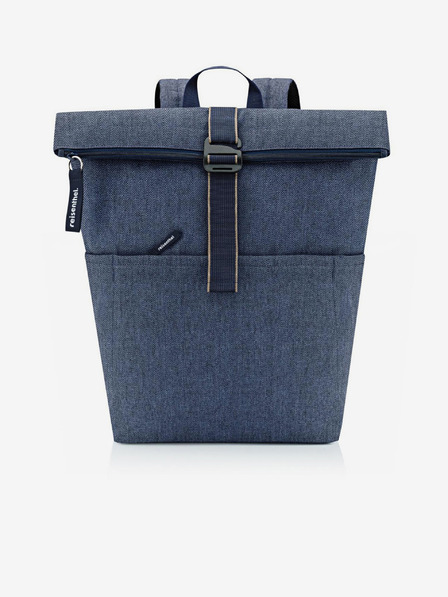 Reisenthel Раница Reisenthel Rolltop Herringbone Тъмно синьо