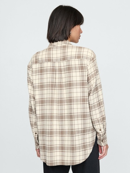 GAP Oversize фланелена риза Big Shirt GAP