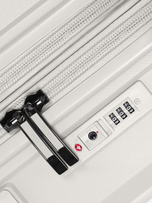 Heys Бял пътнически куфар Heys Airlite L