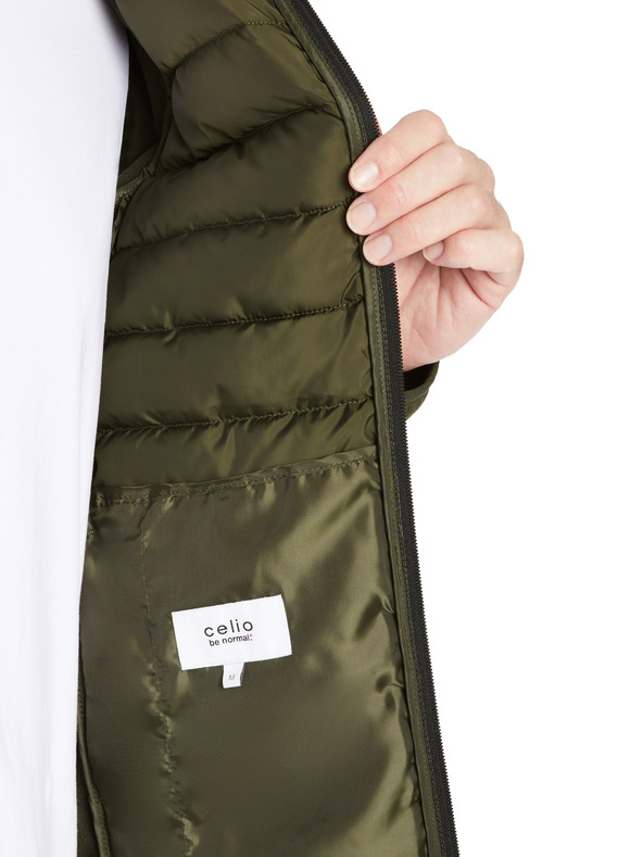 Celio Каки мъжко яке с качулка Celio Jushellsl