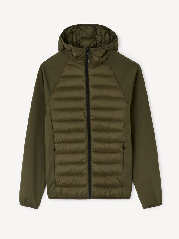 Celio Каки мъжко яке с качулка Celio Jushellsl