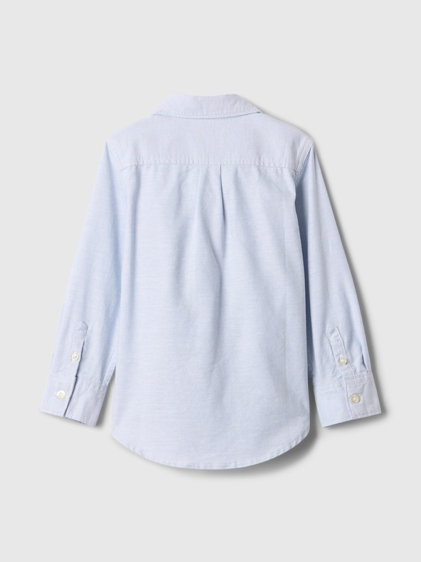 GAP Baby oxford риза с лого GAP