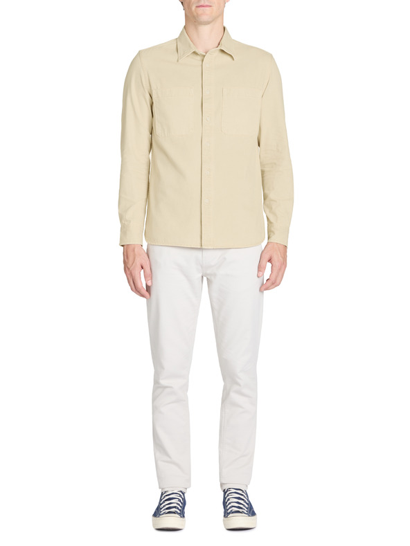 Celio Бежова мъжка памучна риза Celio Janime
