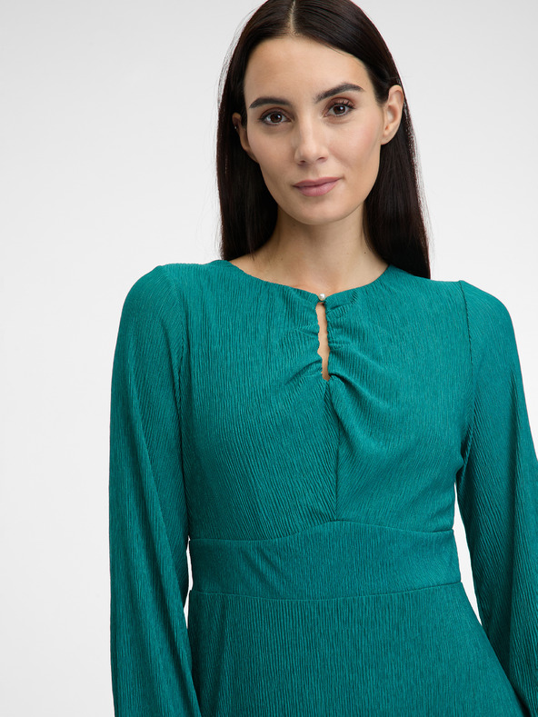 Orsay Зелена дамска миди рокля ORSAY
