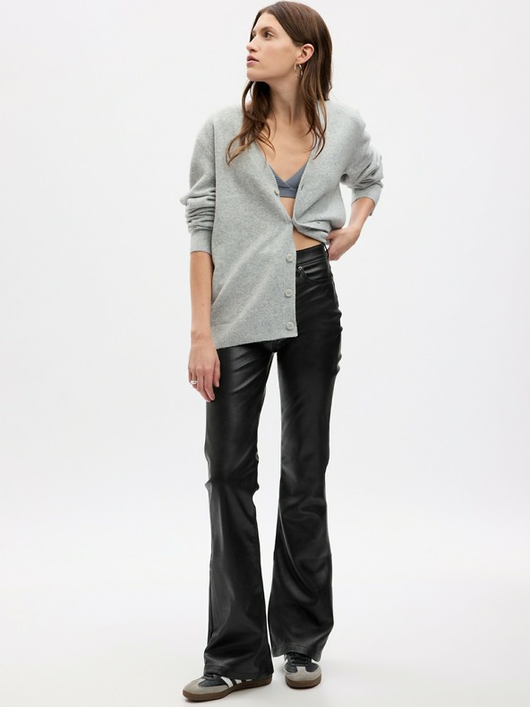 GAP Кожени панталони High Rise '70s GAP
