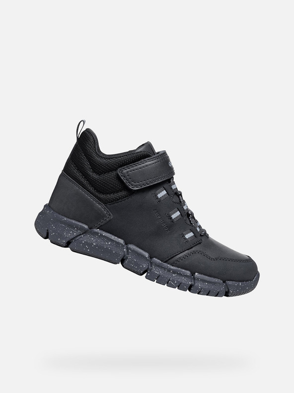 Geox Черни детски обувки до глезена Geox Flexyper B Abx