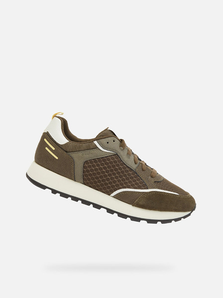 Geox Мъжки маратонки Geox Partenio в цвят каки