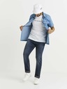 Celio Синя мъжка риза от деним с джобове Celio