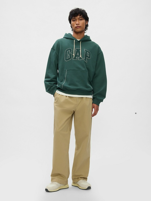 GAP Oversize суитшърт Stitch с лого GAP