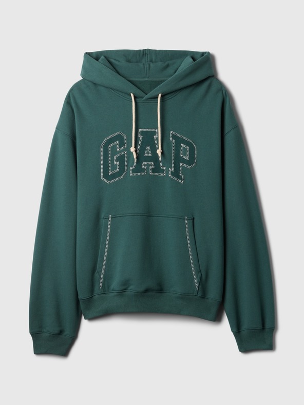 GAP Oversize суитшърт Stitch с лого GAP