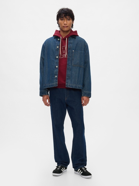 GAP Oversize суитшърт Stitch с лого GAP