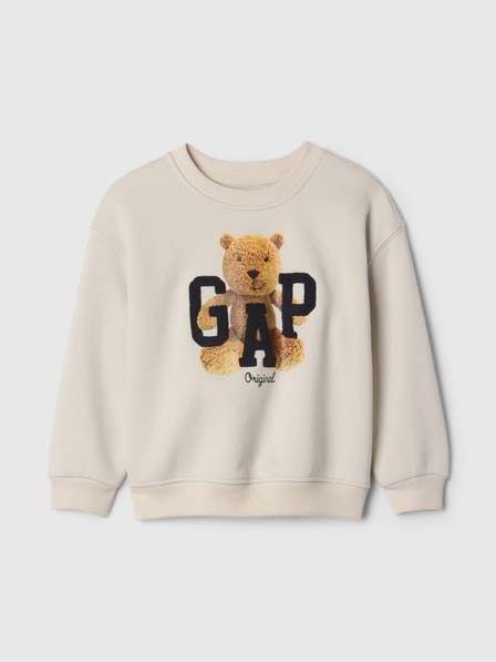 GAP Бебешки суитшърт с логото на GAP