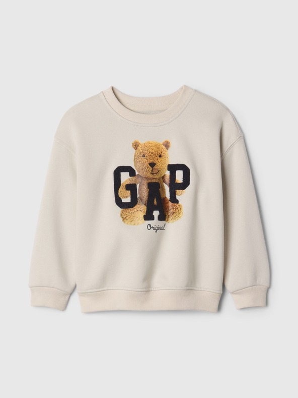 GAP Baby суитшърт Brannan Bear с логото GAP