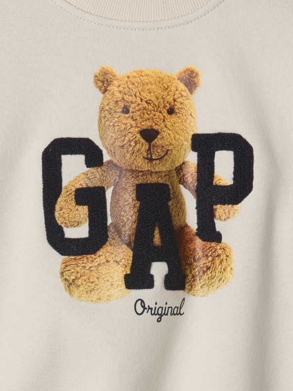 GAP Baby суитшърт Brannan Bear с логото GAP
