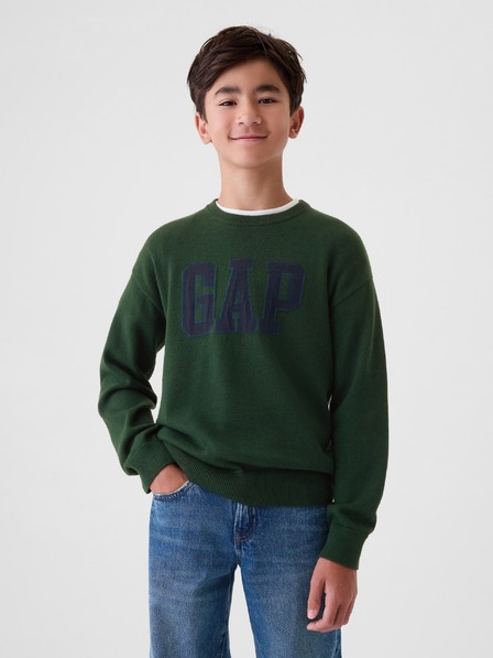 GAP Детски пуловер с логото на GAP
