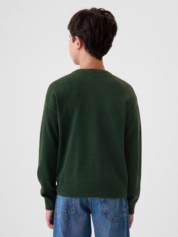 GAP Детски пуловер с логото на GAP