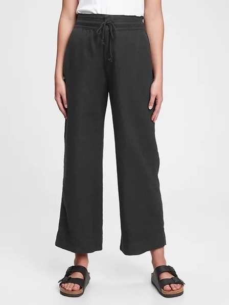 GAP Широки панталони от ленен микс GAP