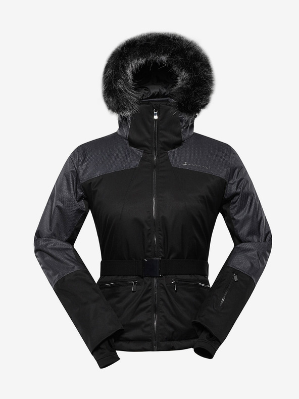 ALPINE PRO Черно дамско ски яке с мембрана PTX ALPINE PRO Olada