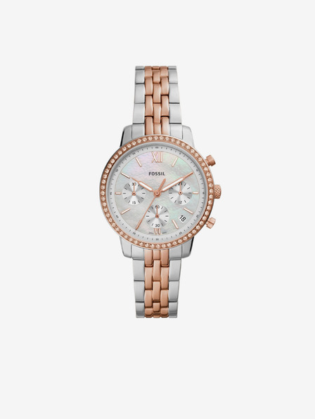 Fossil Сребърен дамски часовник Fossil Neutra