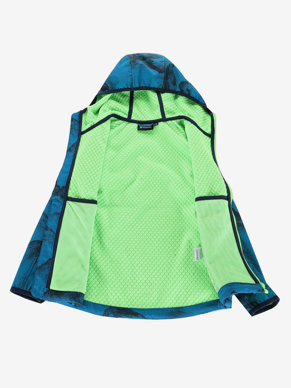 ALPINE PRO Синьо детско софтшел яке с мембрана Alpine Pro Ezoro