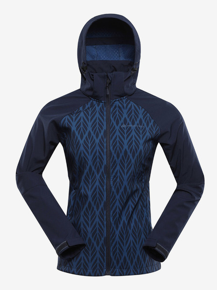 ALPINE PRO Синьо дамско софтшел яке с мембрана Alpine Pro Hoora