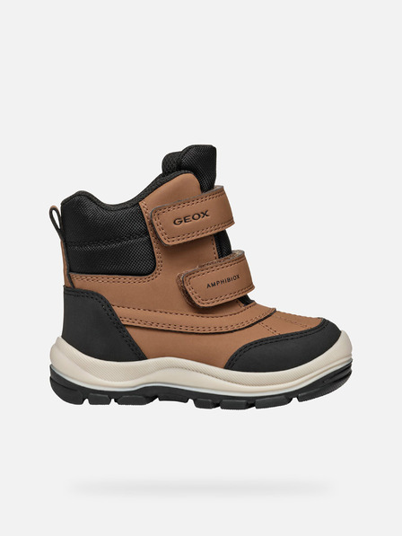 Geox Кафяви зимни обувки за момчета Geox Flanfil B Abx