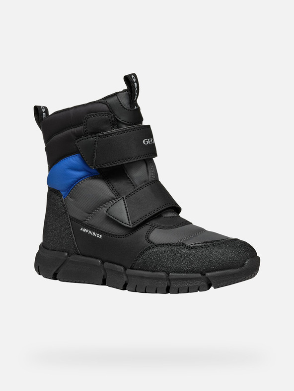 Geox Сиви момчешки боти Geox Flexyper B Abx