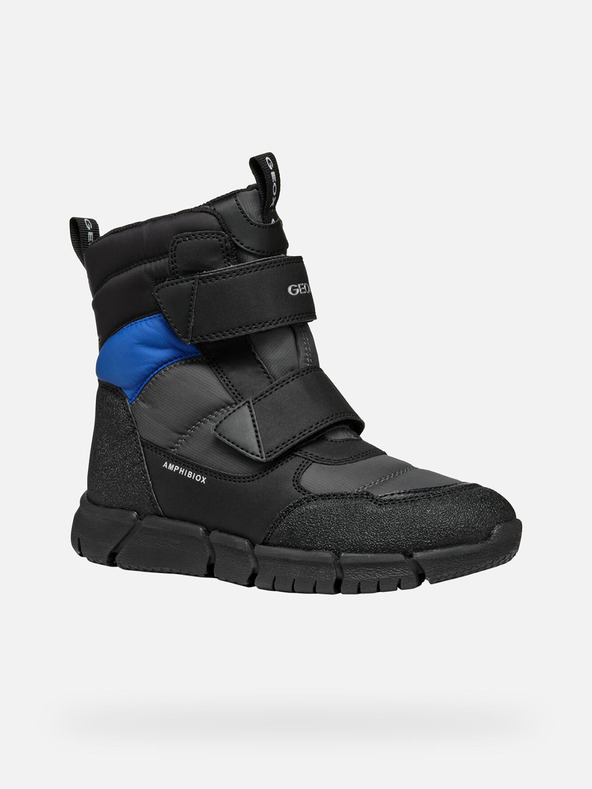 Geox Сиви момчешки боти Geox Flexyper B Abx