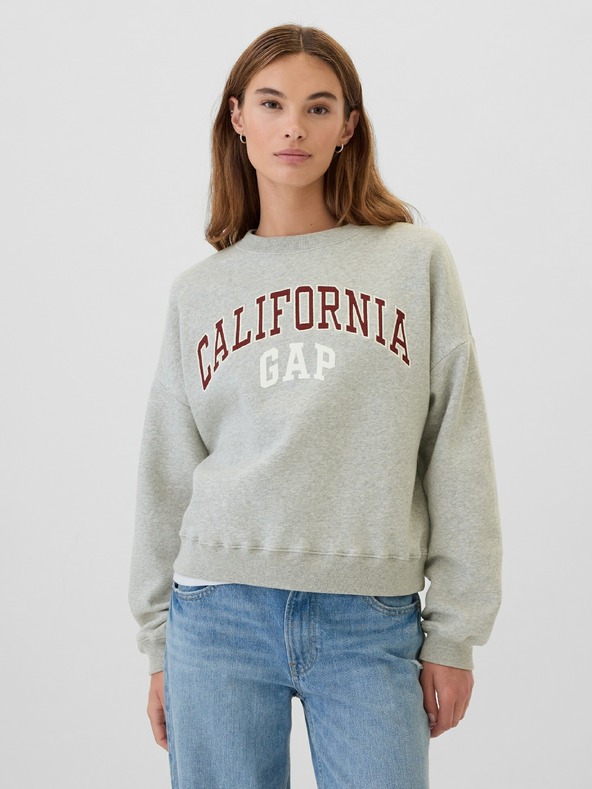 GAP Овърсайз суитчър с логото на GAP