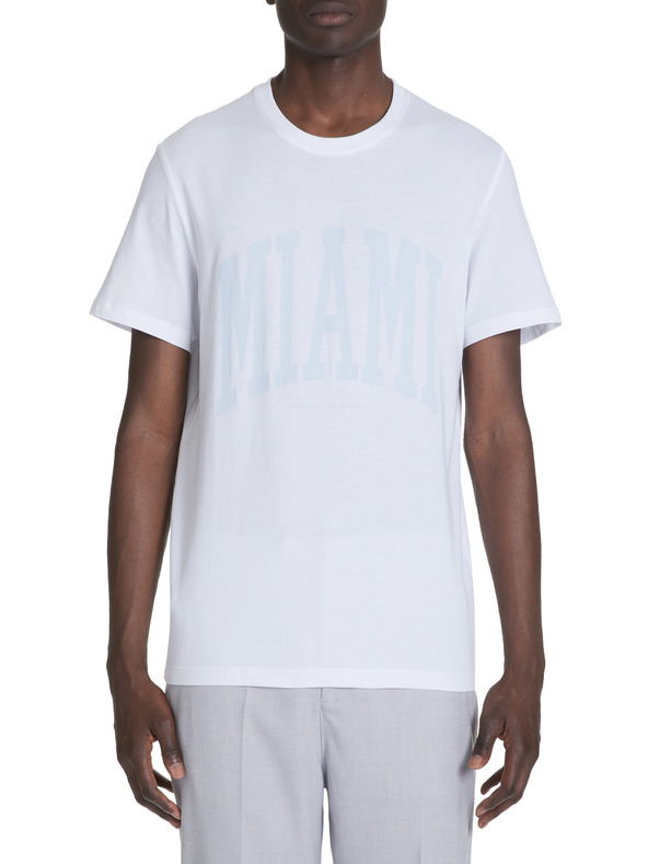 Celio Бяла тениска с десен Jeville Celio