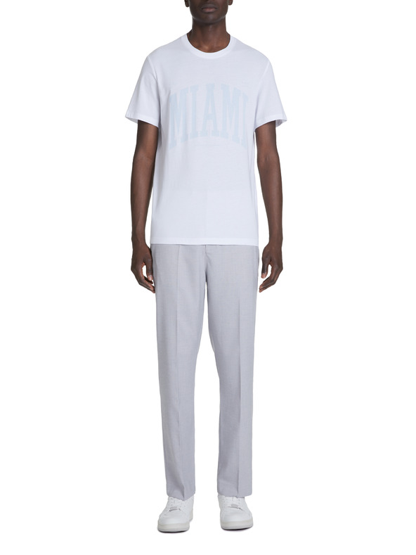 Celio Бяла тениска с десен Jeville Celio