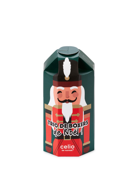 Celio Подаръчен пакет боксерки с орехи, 3 броя Celio