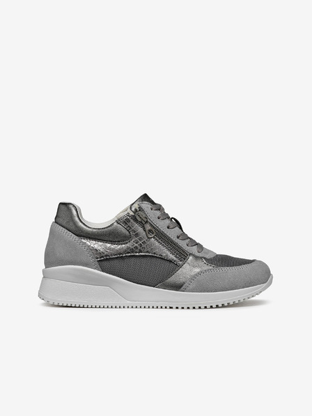 Geox Сиви дамски маратонки Geox Haleney