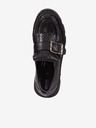 Geox Black Women's Leather Loafers Geox Vilde