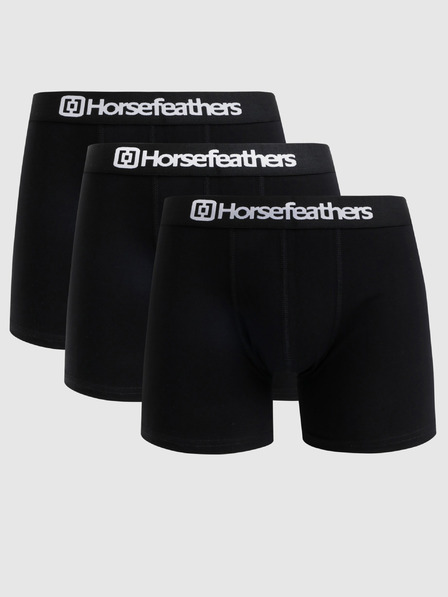 Horsefeathers Комплект от три боксерки Horsefeathers Dynasty в черно