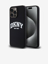 DKNY Течен силиконов капак с логото на арката MagSafe за iPhone 14 Pro Black DKNY