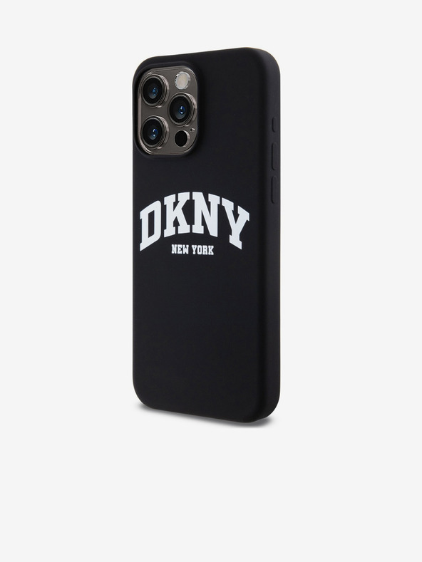 DKNY Течно силиконово лого с арка MagSafe за iPhone 14 Pro Max Black DKNY