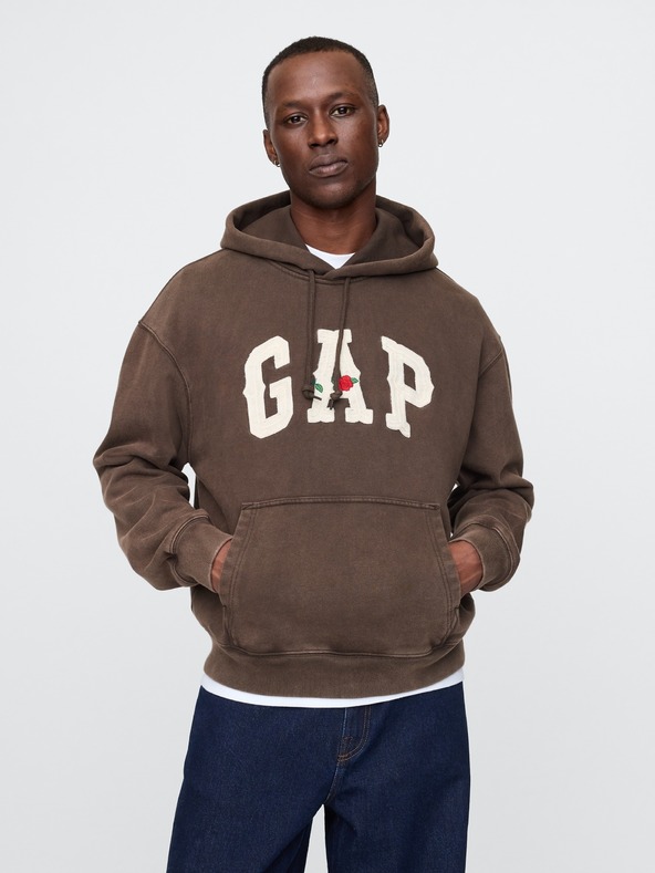 GAP Oversize суитшърт Western с лого GAP